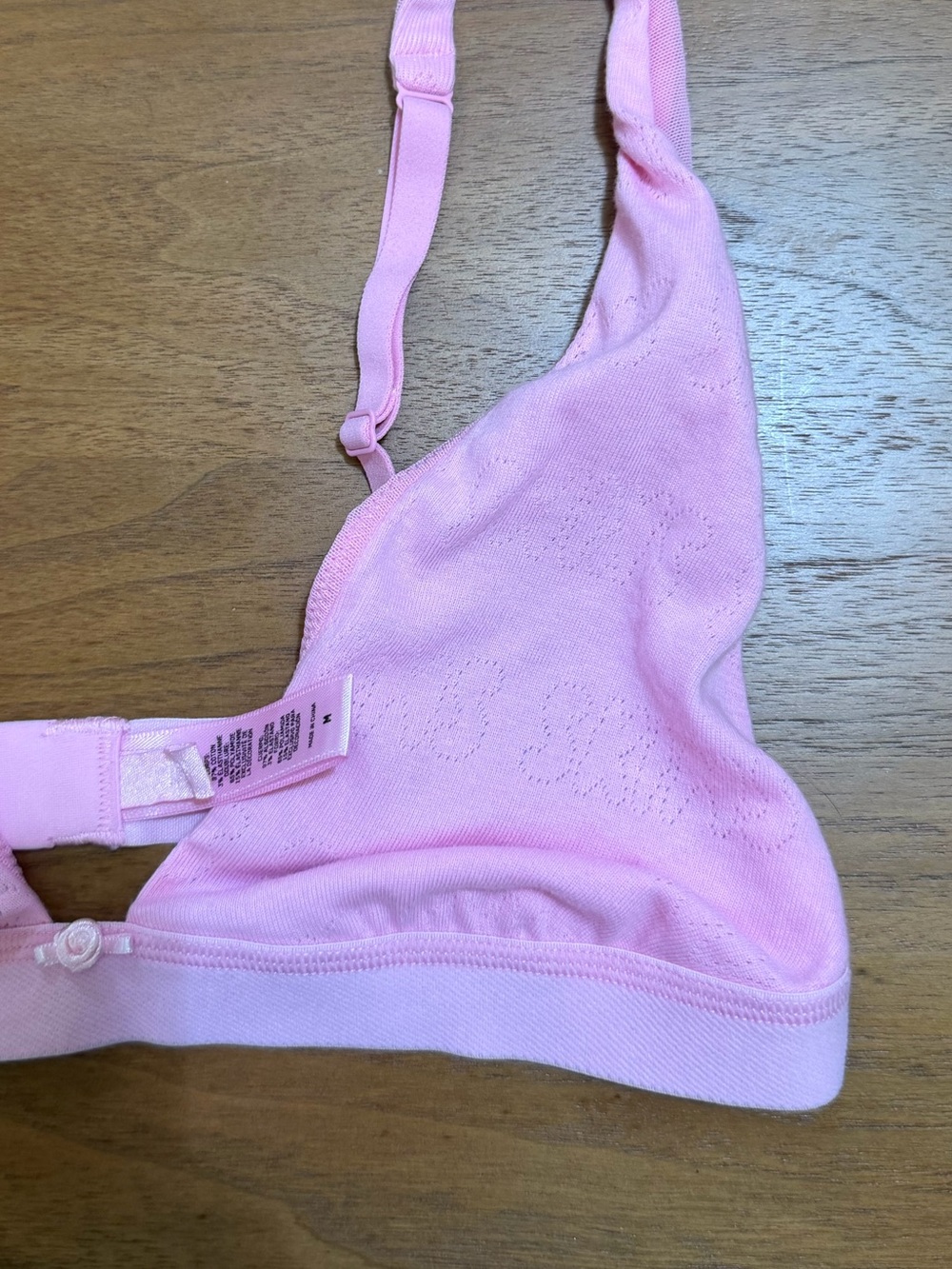 SKIMS Pink Wireless Bralette